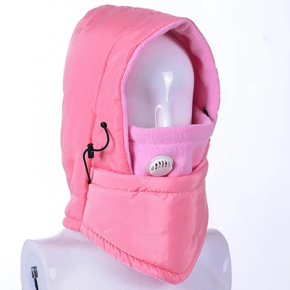 Мужская и женская уличная зимняя теплая ветрозащитная противотуманная шапка для