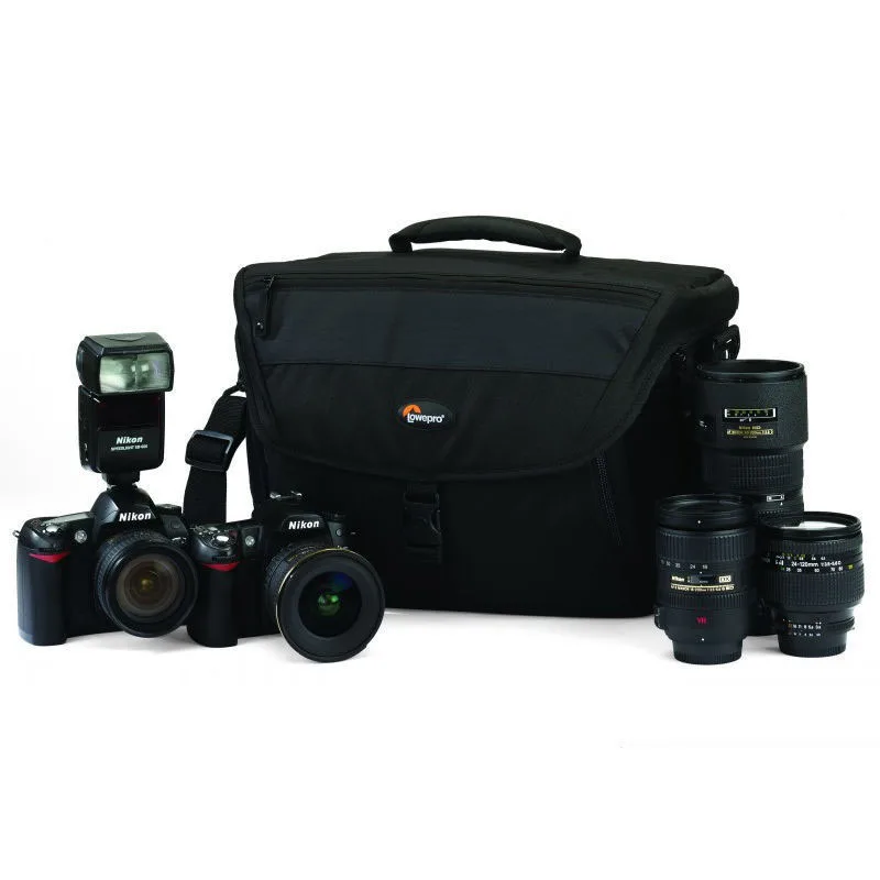 Горячая Распродажа оригинальная сумка на одно плечо Lowepro Nova 200 AW (черная) для