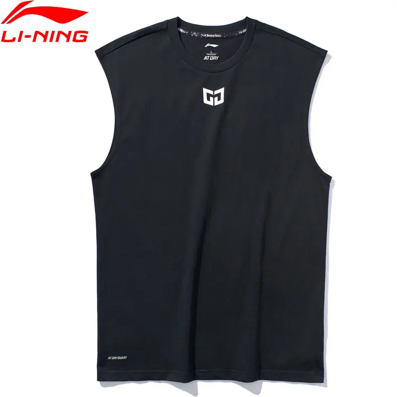 Мужской баскетбольный жилет Li-Ning свободная футболка без рукавов в стиле
