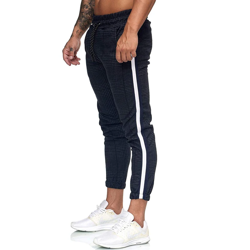 Спортивные тренажеры для бега Мужские штаны фитнеса облегающие мужские