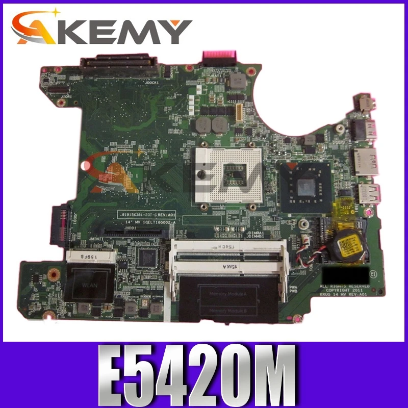 

Original Laptop motherboard For DELL Latitude E5420M Mainboard CN-057D62 057D62 010156301-23T-G GM45