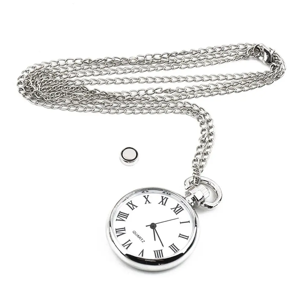 Модные кварцевые карманные часы в винтажном стиле длинная звеньевая цепь