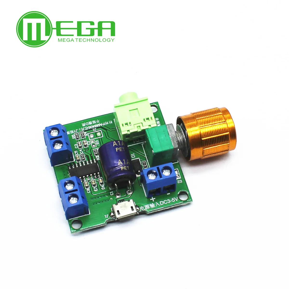 6W + PAM8406 аудио стерео усилитель цифровой Класс D amp2 Amp 2 канал DC 3V 5V|Интегральные