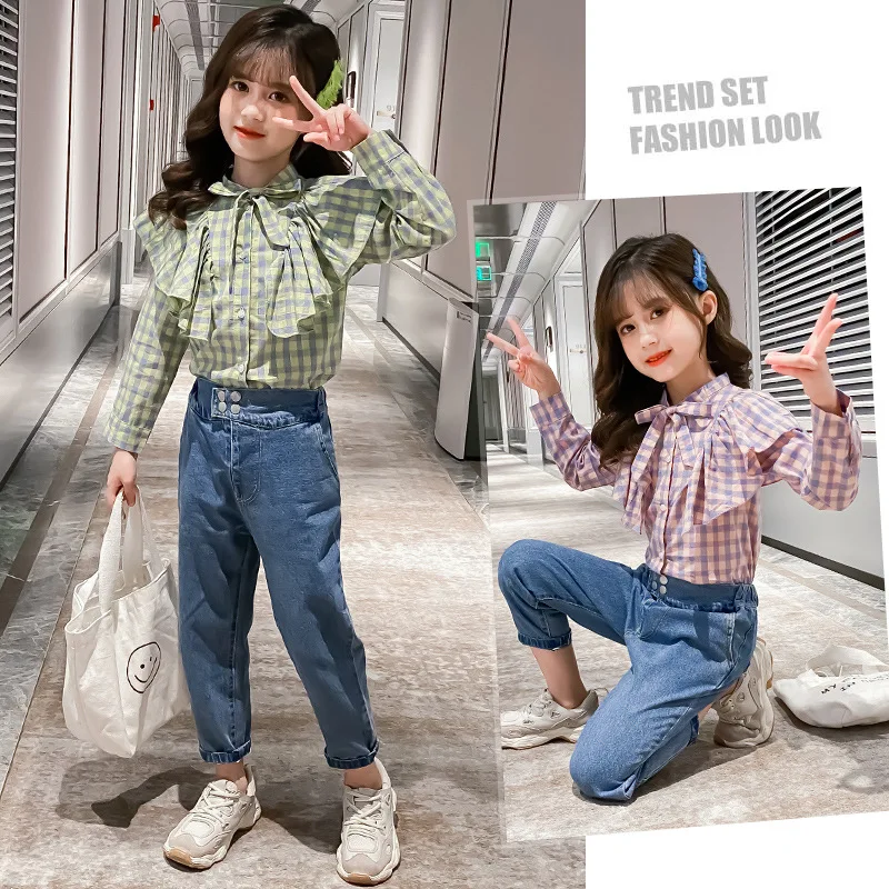 Подростковая одежда для детей младшего возраста девочек 2020 Сезон весна осень