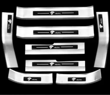 Автомобильная дверь из нержавеющей стали приветственная педаль пороговое