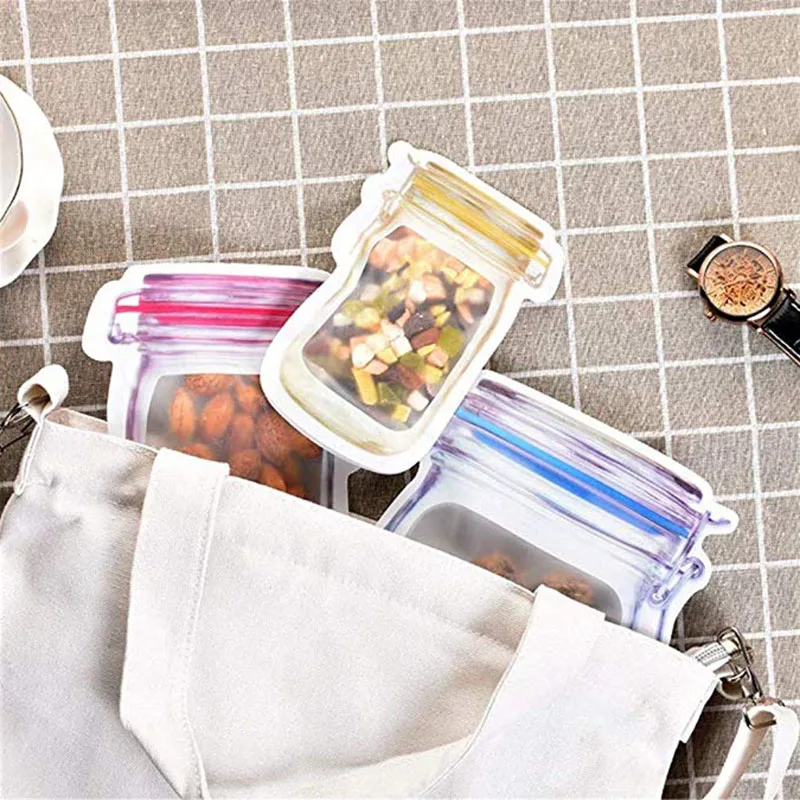 5/10 шт. многоразовые мешки для хранения еды|Целлофановые и пластиковые пакеты| |