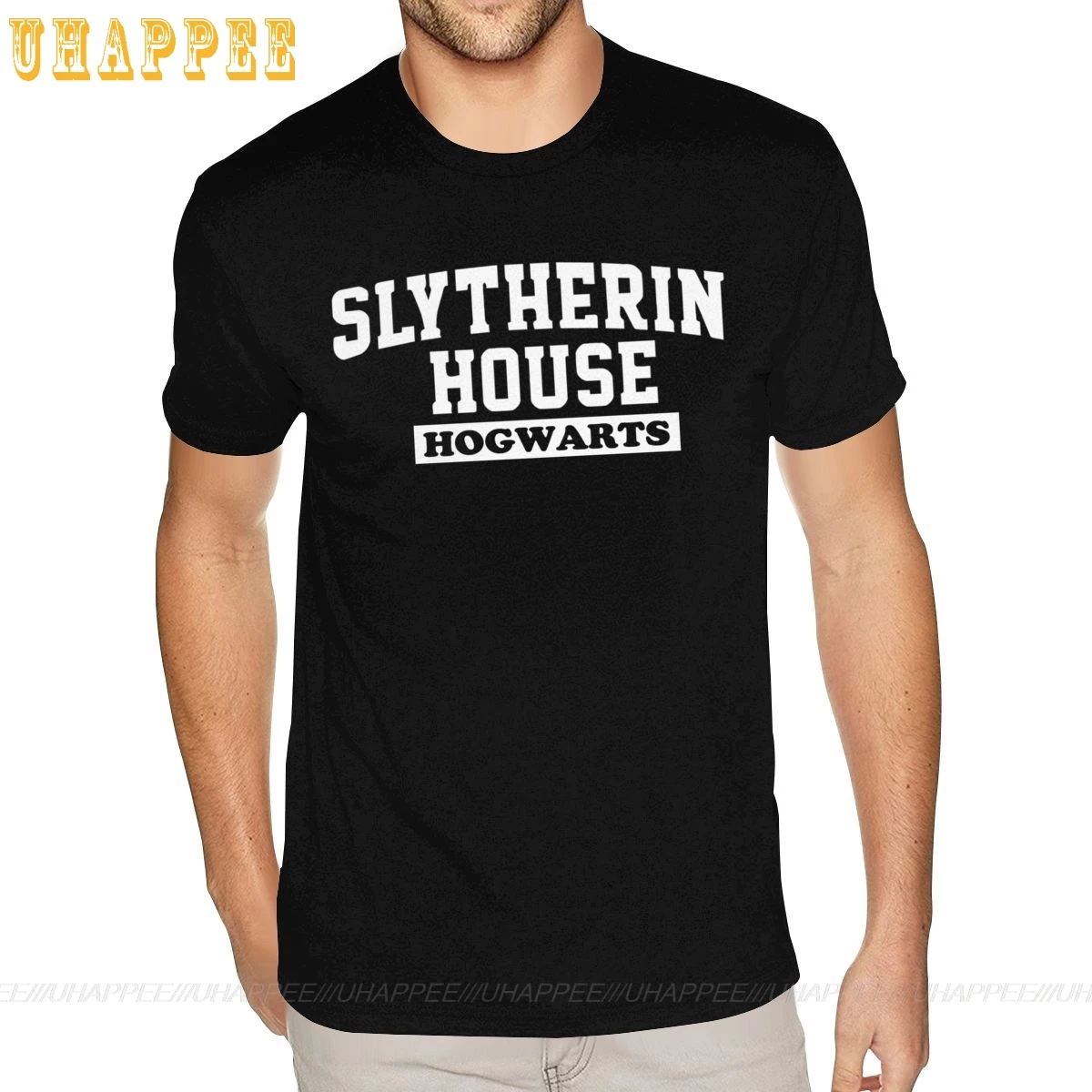 Оптовая продажа футболок Slytherin House Howarts белые футболки с коротким рукавом для