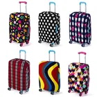 Чехол для чемодана, эластичный, цветной, плотный, защитный чехол для чемодана