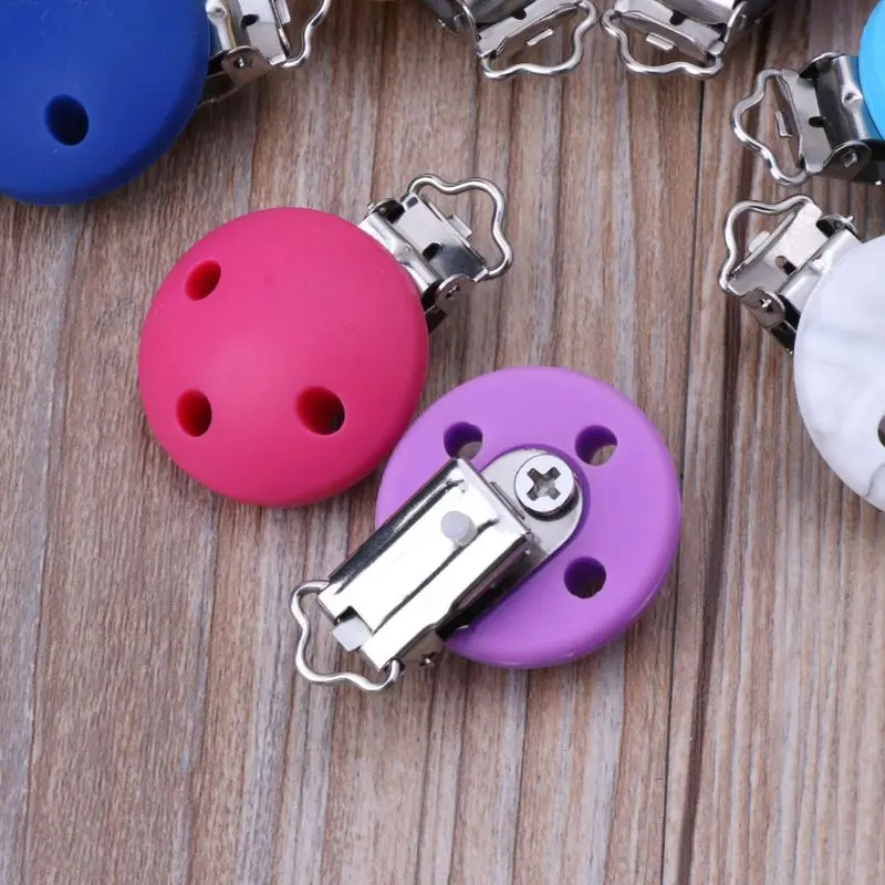 

Pacifier Clips Silicone Teething Clip Teether Baby Toys DIY Nursing Jewelry Accessories