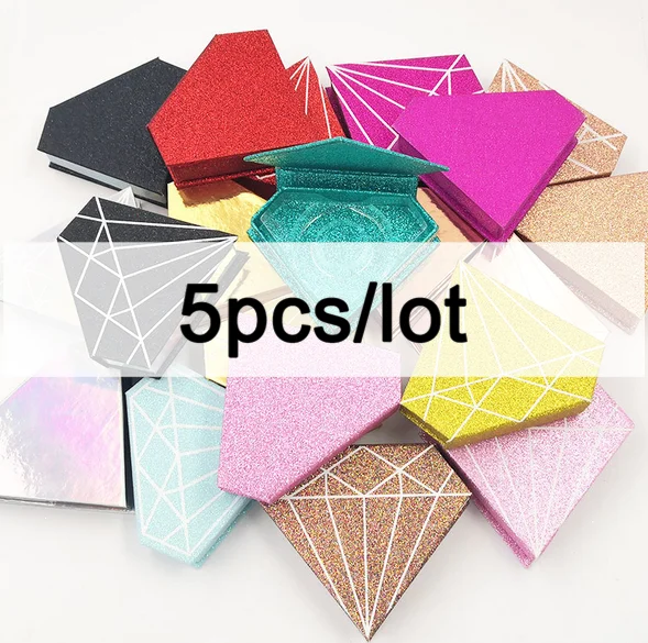 5 шт. упаковочная коробка коробки для ресниц с вашим логотипом искусственные 3d