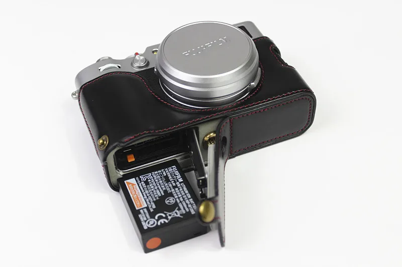 Кожаный половинный чехол для камеры FUJIFILM FUJI X100 X100S X100T X100F X100V | Электроника