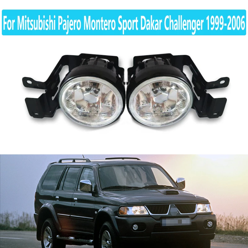 Luz antiniebla de conducción para coche, para Mitsubishi Pajero, Montero, Sport, Challenger, 1999-2006, Nativa, 1996-2011
