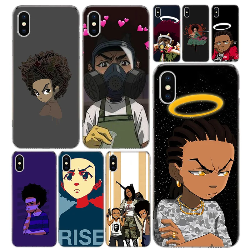 Huey Freeman Boondocks чехол для телефона IPhone 11 12 Mini Pro 7 6X8 6S Plus XS MAX + XR 5S SE 10 десять искусств