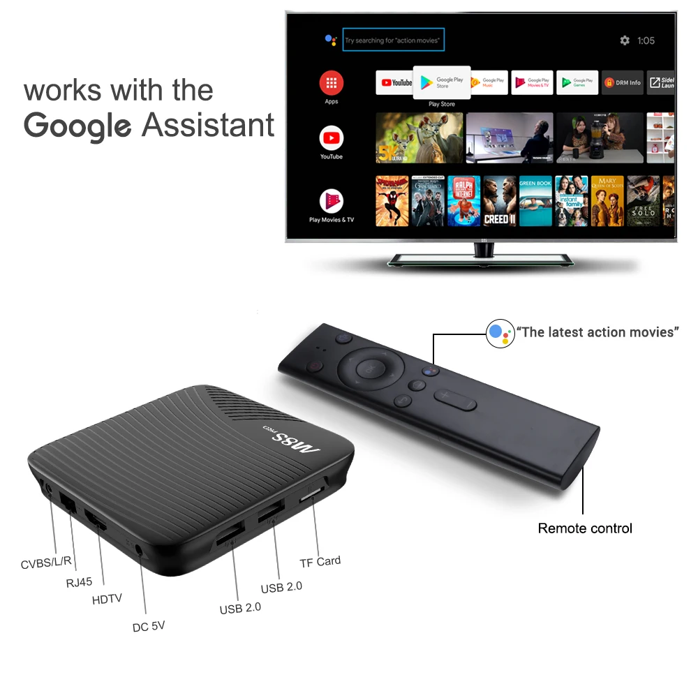 DDR4 Android tv Box Mecool M8S Pro Amlogic S912 Восьмиядерный 2 Гб 16 Гб 2,4G/5G WiFi BT 4,1 Airplay HD медиаплеер VS t95z plus s912