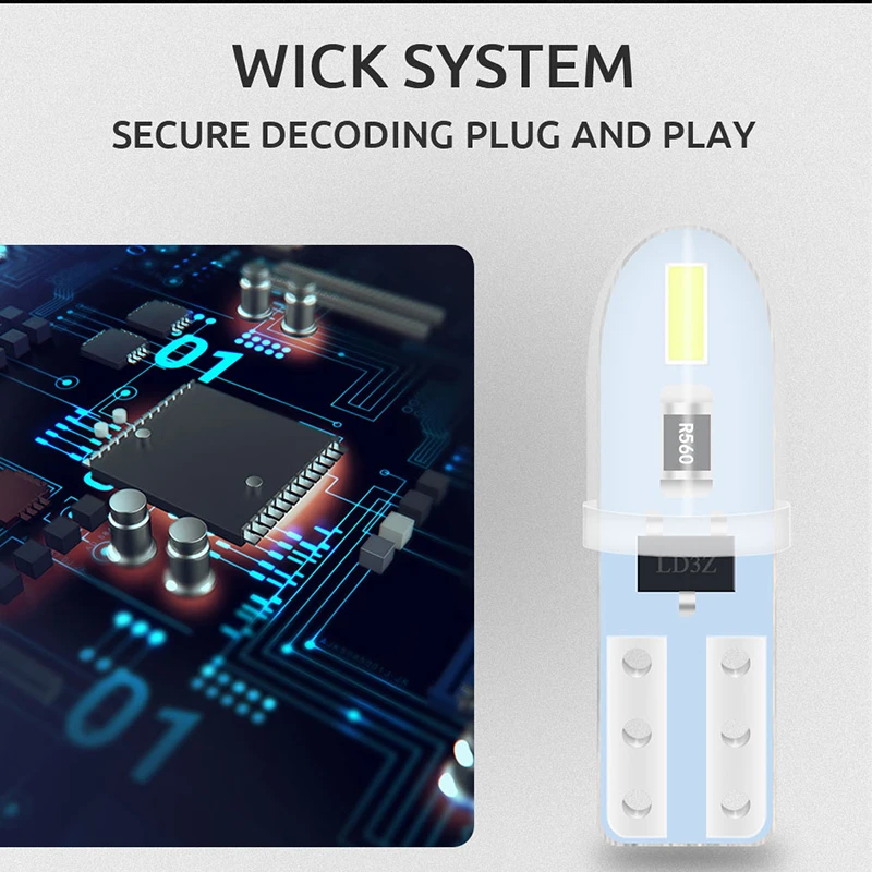 Светодиодсветодиодный автомобисветодиодный лампы T5 20 шт. светодиодные для