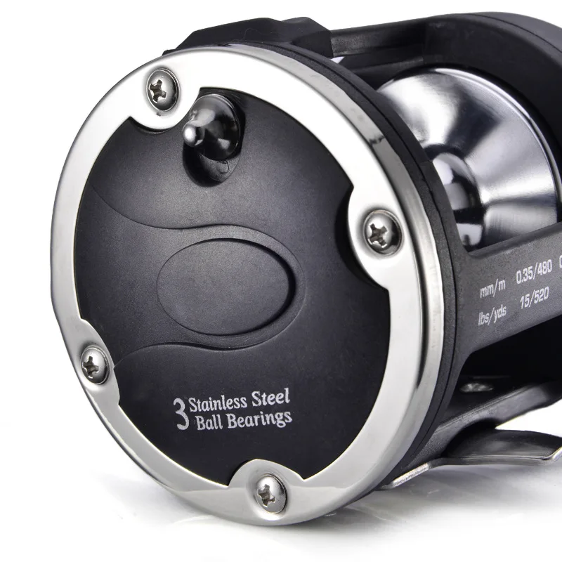 Trolling Reel Fishing TSSD 3000L-4000L Black Right Hand Casting Sea Saltwater Baitcasting Coil | Спорт и развлечения