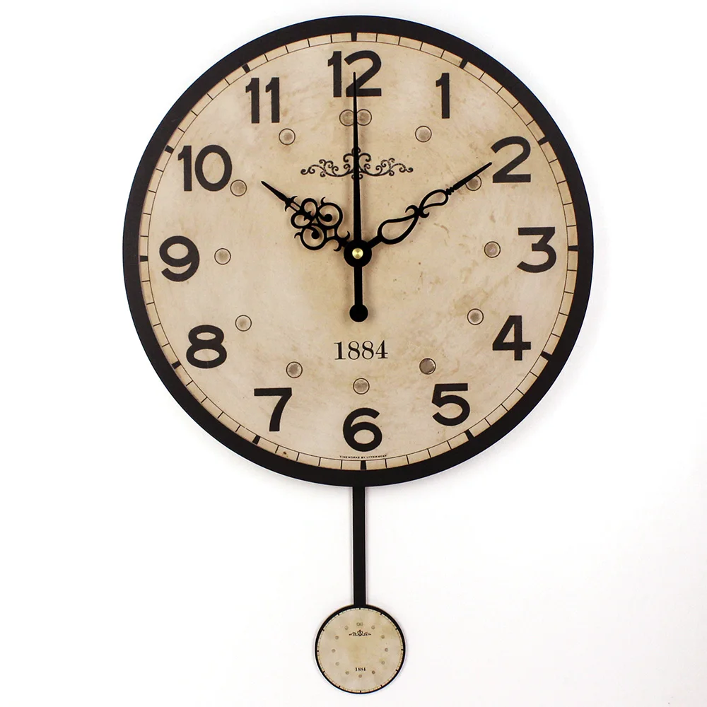 Тихие большие декоративные настенные часы современный дизайн винтажные круглые