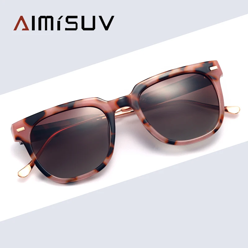 

Женские поляризованные солнцезащитные очки AIMISUV 2022 винтажные Роскошные брендовые дизайнерские женские квадратные солнцезащитные очки для...