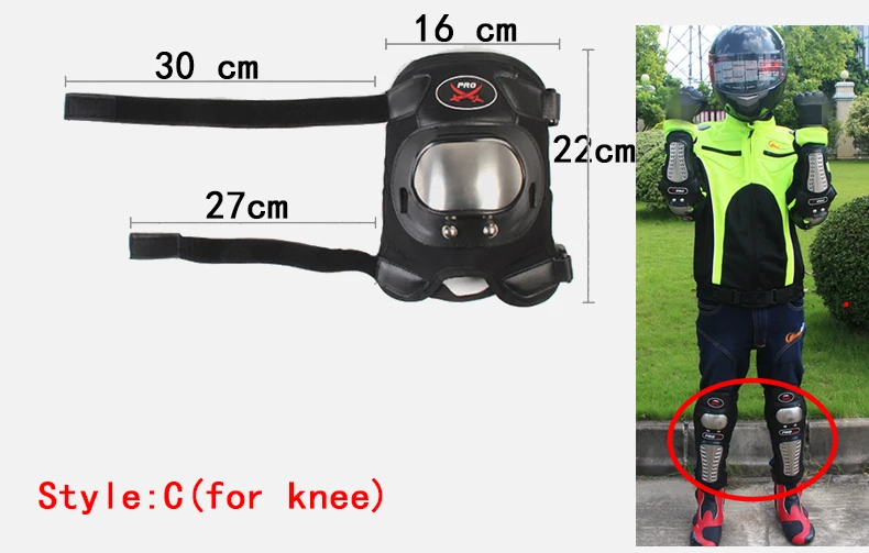 

4Pcs/Set Motorcycle Kneepad Stainless Steel Moto Elbow Knee Pads Motocross Racing Protective Gear Protector Guards Kit