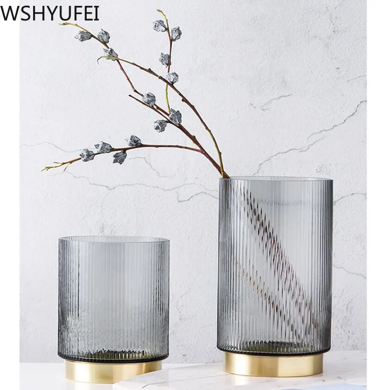 Новая светильник Роскошная стеклянная ваза гидропонное растение гостиная офис