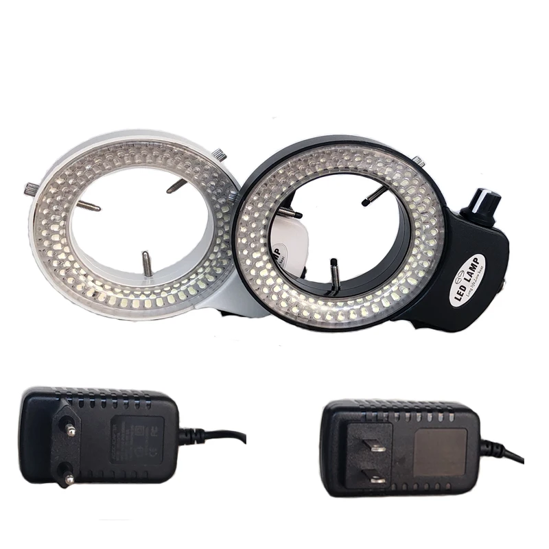 Черный/белый Цвет Adjustable144 светодиодный кольцевой светильник для