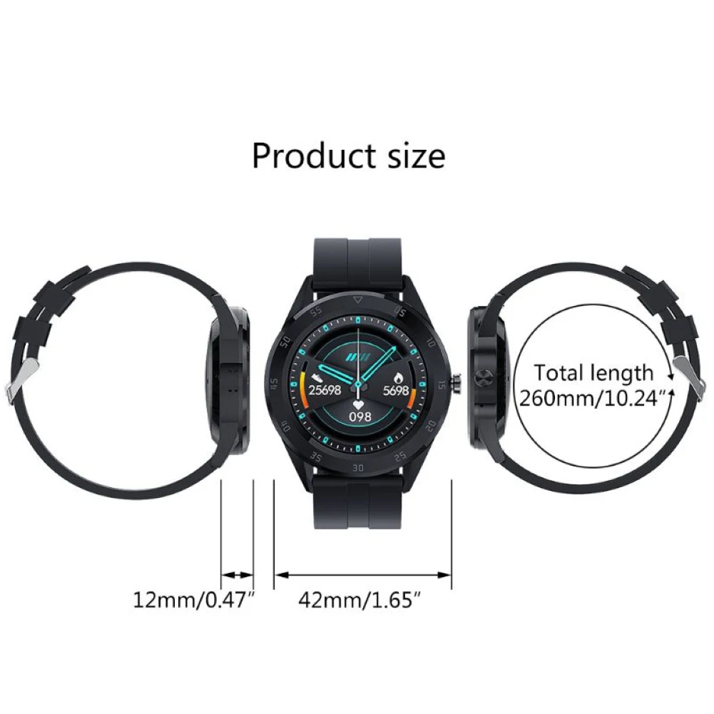 

Y10 Waterproof Heart Rate Blood Pressure Monitor Fitness Tracker Smart Watch