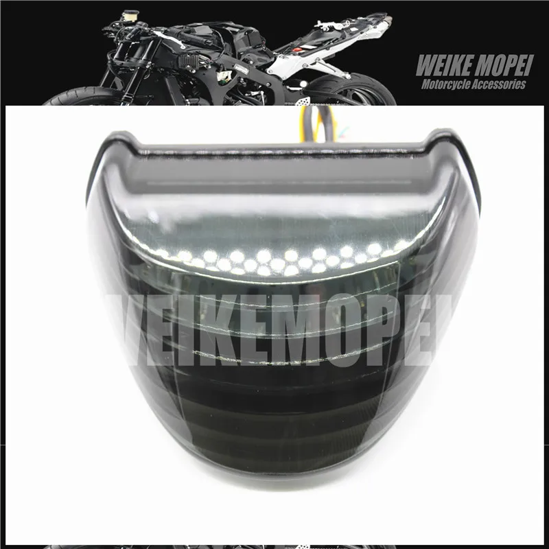 

Дымчатый светодиодный задний светильник задний фонарь светильник сигнала поворота светильник s подходит для Kawasaki Ninja ZX12R ZX-12 2000 2001 2002 2003 2004 ...