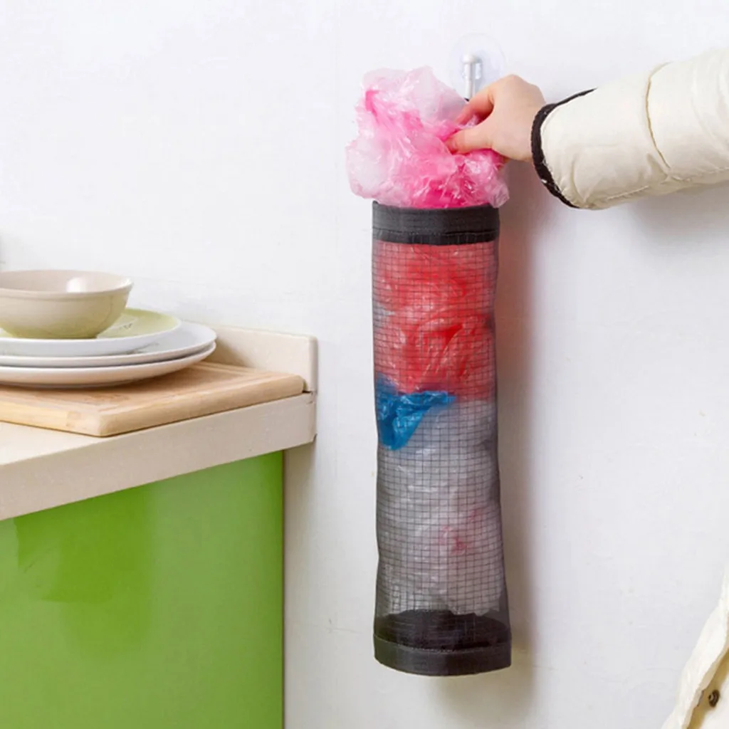 Новая пластиковая сумка для покупок мешок мусора держатель хранения палок сумки