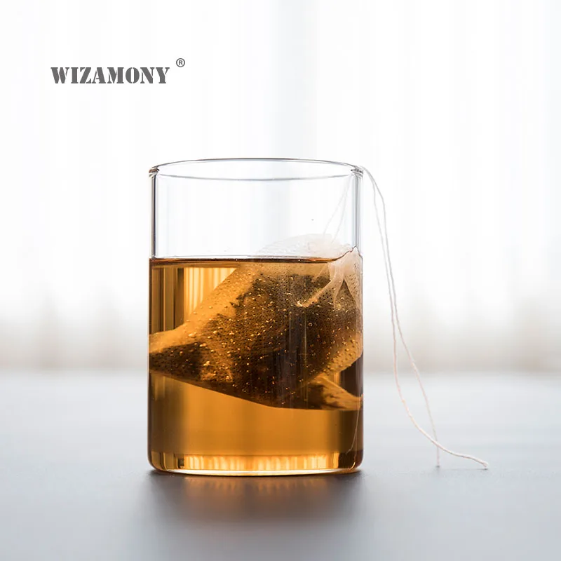 100 шт./лот 7*9 см WIZAMONY пустые ароматизированные одноразовые пакетики для чая цветов