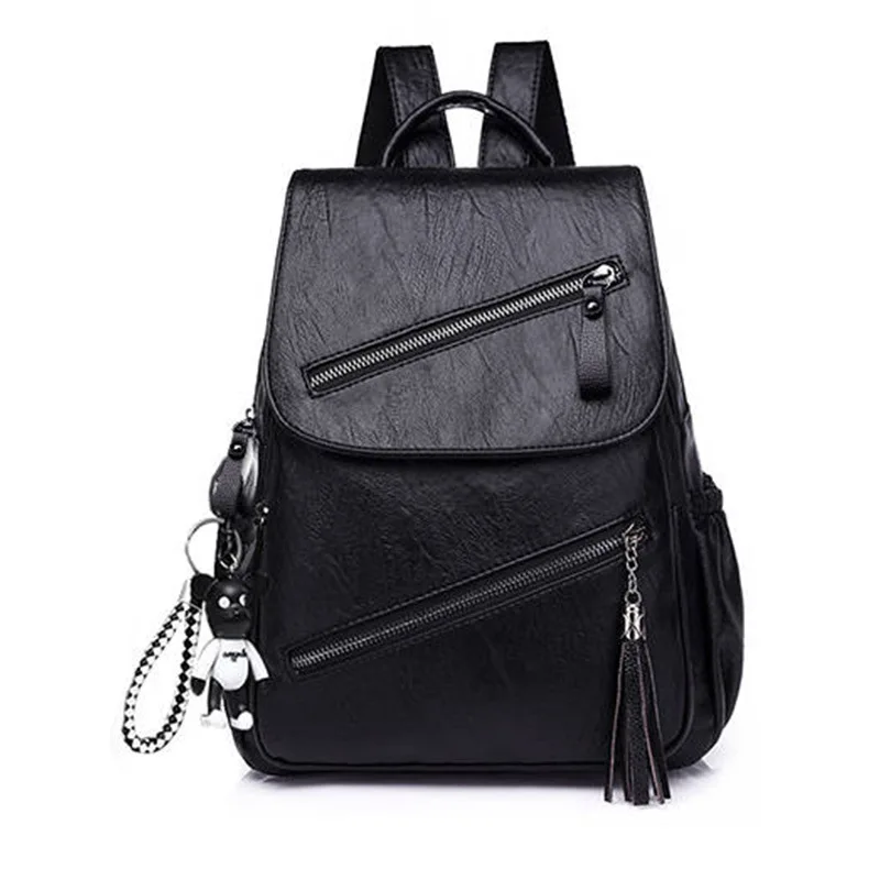 

Female Backpack Large Capacity Designer College Black Vintage School Bags Backpacks For Teenage Girls Teenagers Bagpack