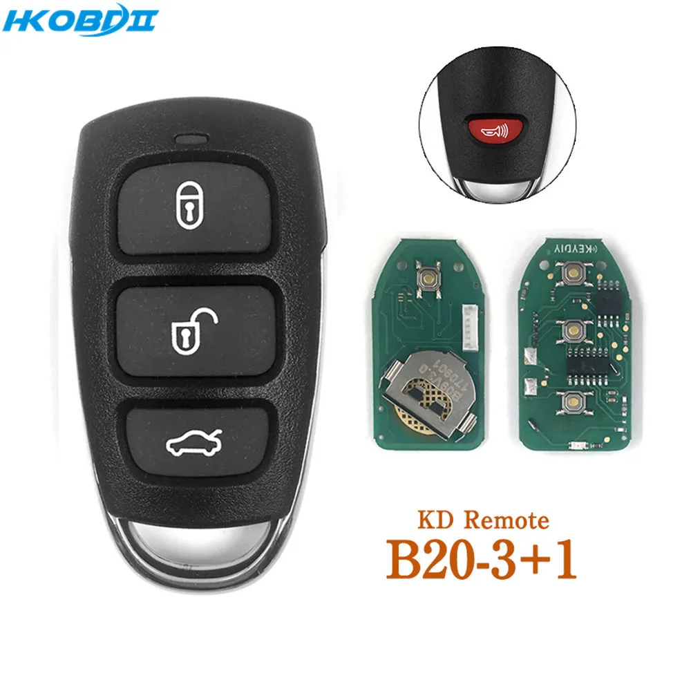 HKOBDII KEYDIY оригинальный KD B20 4 серии B пульты для KD900/MINI KD/URG200 ключевые программисты