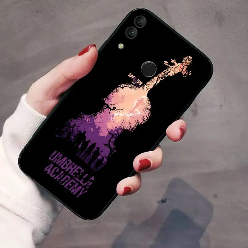 Чехол для телефона Huawei Honor 7C 7A 8X 8A 9 10 10i Lite 20 NOVA 3i 3e силиконовый черный | Мобильные