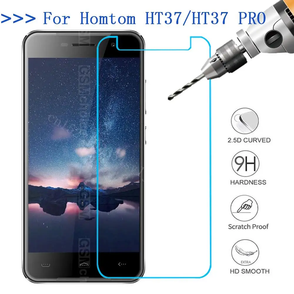 Для Homtom HT37 стекло закаленное Doogee Ht37 Pro 5 0 &quot2.5D 9H премиун Защитная стеклянная
