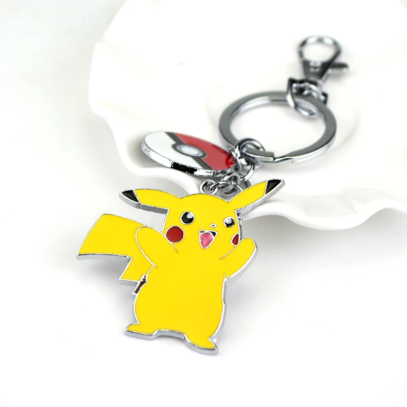 Go Pikachu брелок мультфильм Poke Ball брелок ювелирные изделия автомобильный брелок на подарки, держатель для ключей chaviro