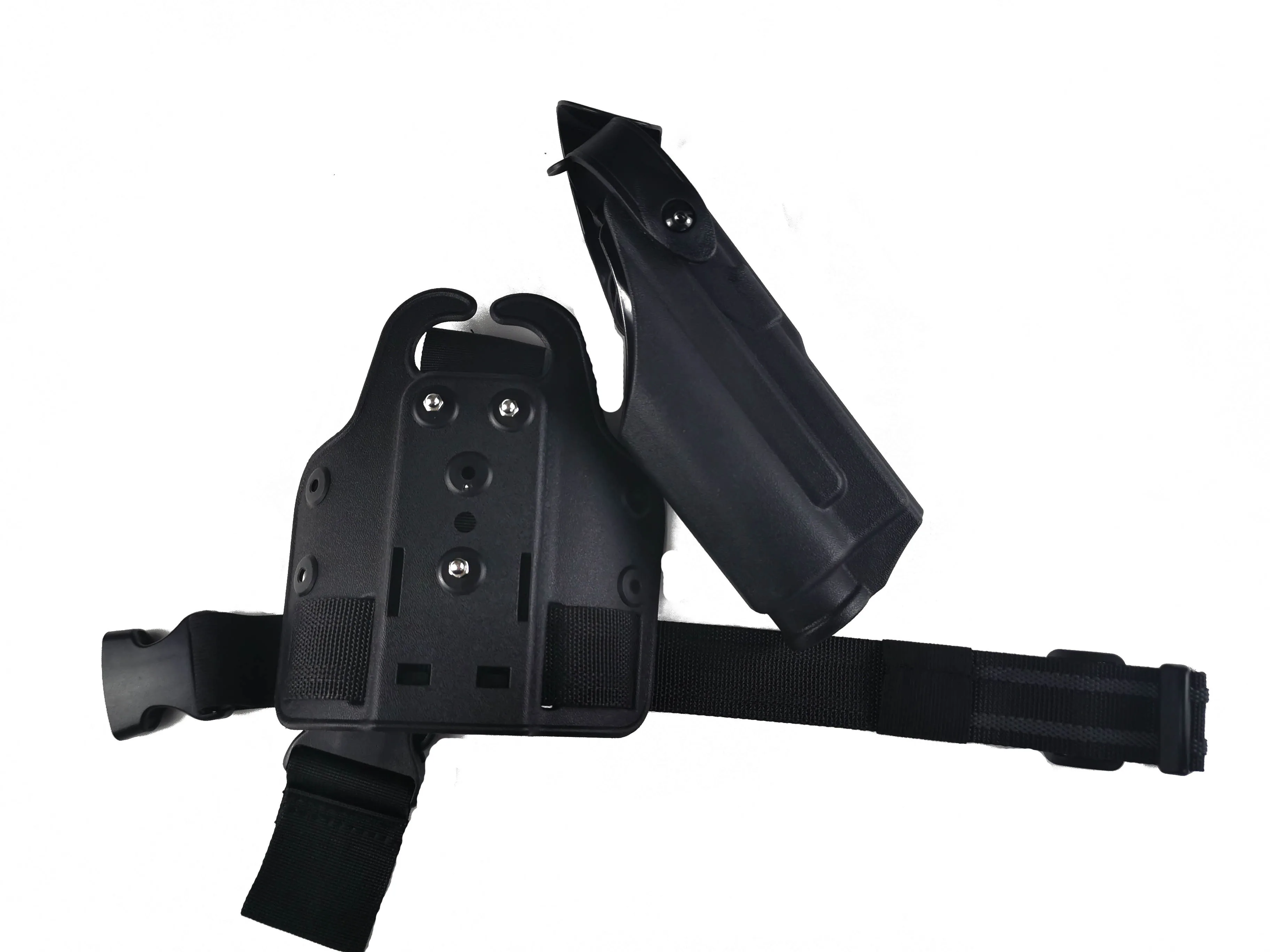 Airsoft Safarilands пистолет Glock17 19 22 23 31 Ремень Кобуры вспышка светильник для правой руки использовать ножной кобура светильник подшипник glock кобура