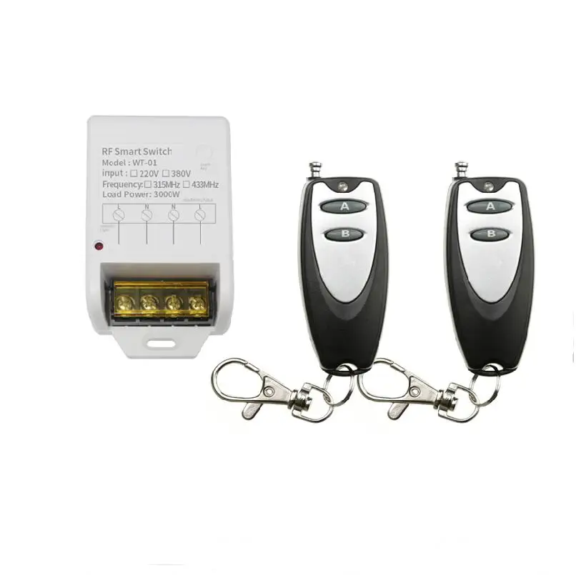 Переменный ток 380 В 30 А реле высокой мощности RF беспроводной пульт дистанционного