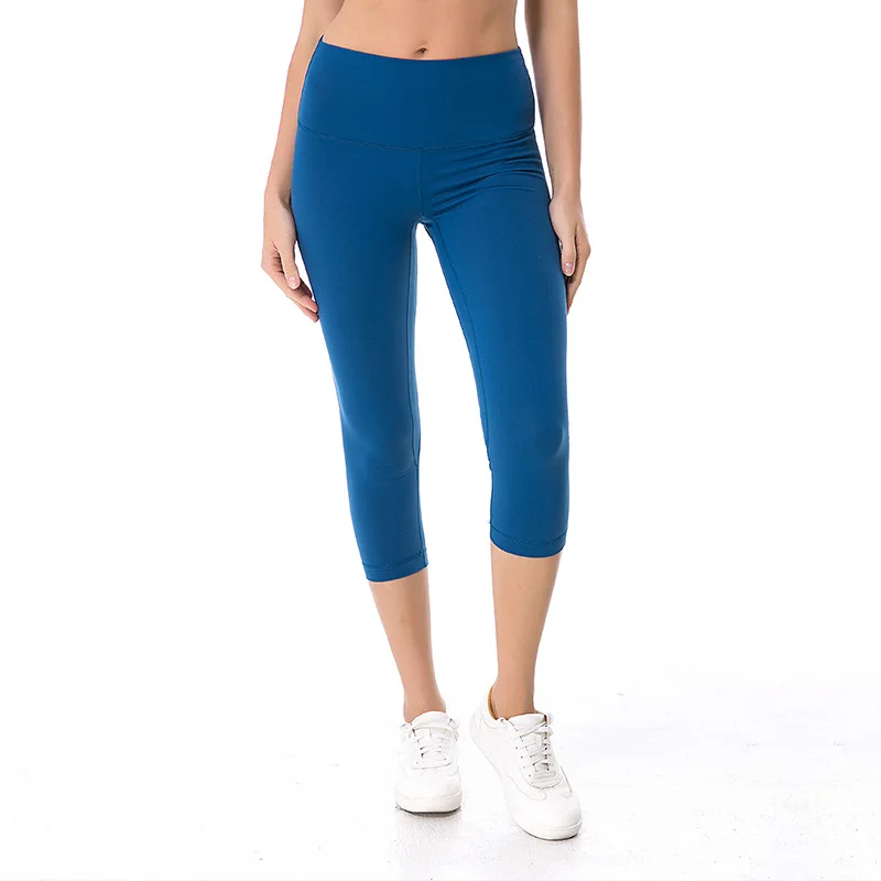 France Blue Women Push Up Yoga Calf-Length Pants Fitness Gym Leggings Workout Running Training Tights Plus Size Sportswear XS-XL | Спорт и