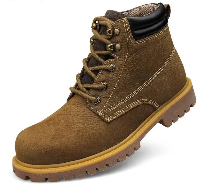 

Yellow Doc Men Shoes Mens Winter Snow Boots Man Leather Shoe Ankle Boot Cowboy Waterproof Motorcycle Casual Coturno Botas Hombre