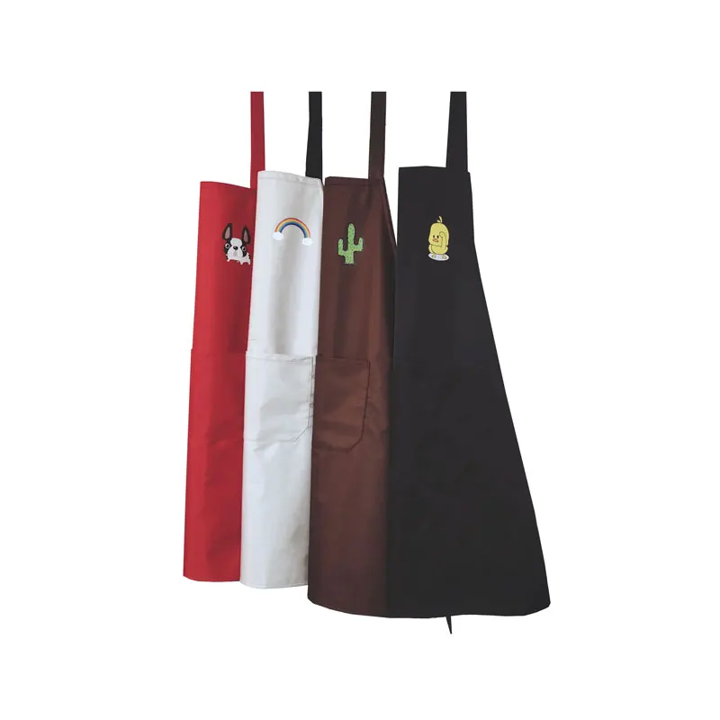 

Cute kitchen summer home apron women's fashion thin waterproof oil-proof Japanese waist breathable custom logo 10 pieces
