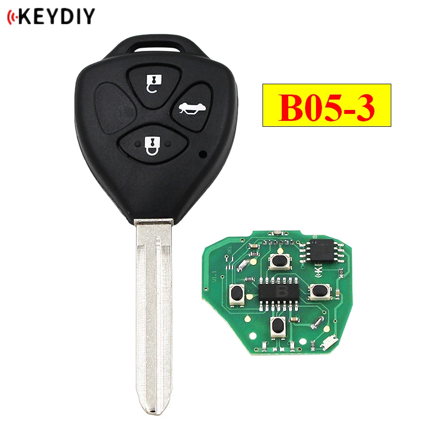 KEYDIY серии B B05-3 3 кнопки универсальный пульт дистанционного управления для KD200 KD900 KD900+ URG200 KD-X2 mini KD для Toyota style