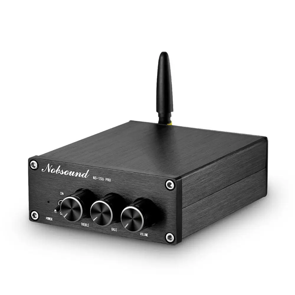 Without Power Supply Douk аудио мини Bluetooth 5,0 TPA3116 цифровой аудио усилитель HiFi класса D стерео усилитель мощности PCM5102A декодирование ЦАП 100 Вт* 2 - Цвет: Without Power Supply