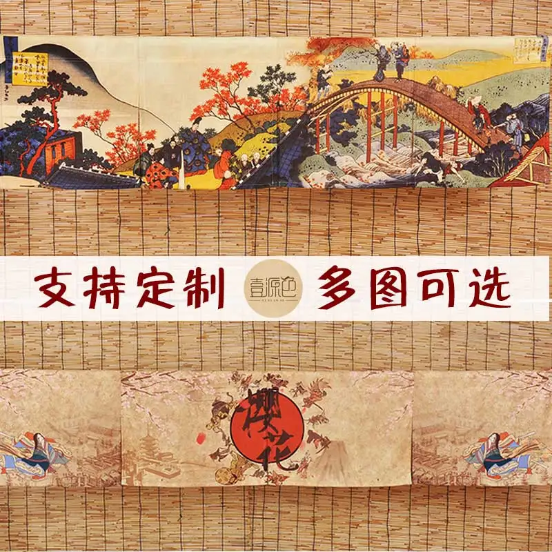 Японский двери Шторы суши Норен бар декоративный дома Кухня обеденный занавес