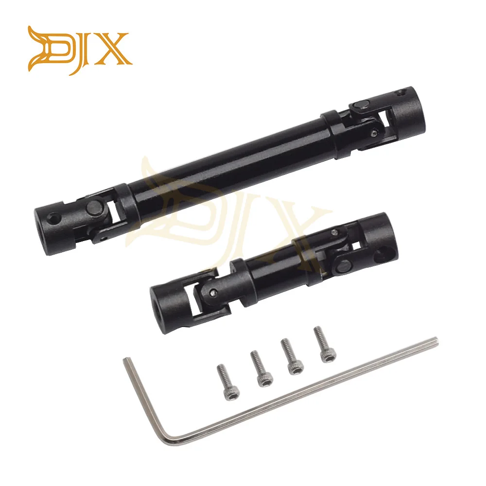 

DJX 2 шт. Сталь Центр Карданный вал комплект черного цвета с заклепками для 1/24 осевой SCX24 ригель AXI90081 Запчасти для модификации