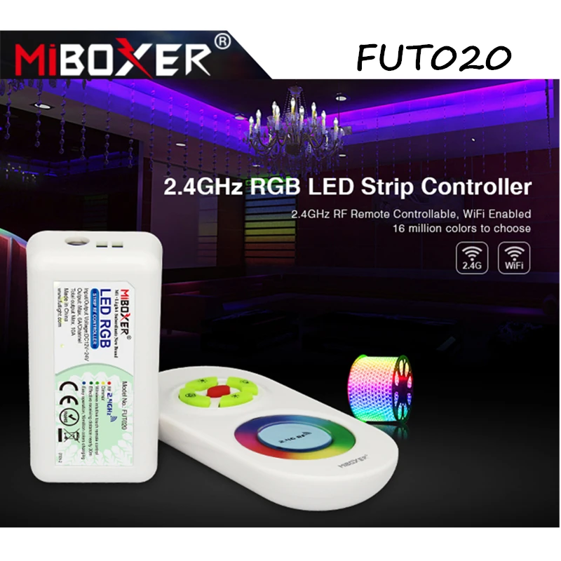 MiBoxer FUT020 2 4 GHz RGB LED контроллер полосы для 5050 3528 3014 светильник полоса DC12V/24V 5 клавиш