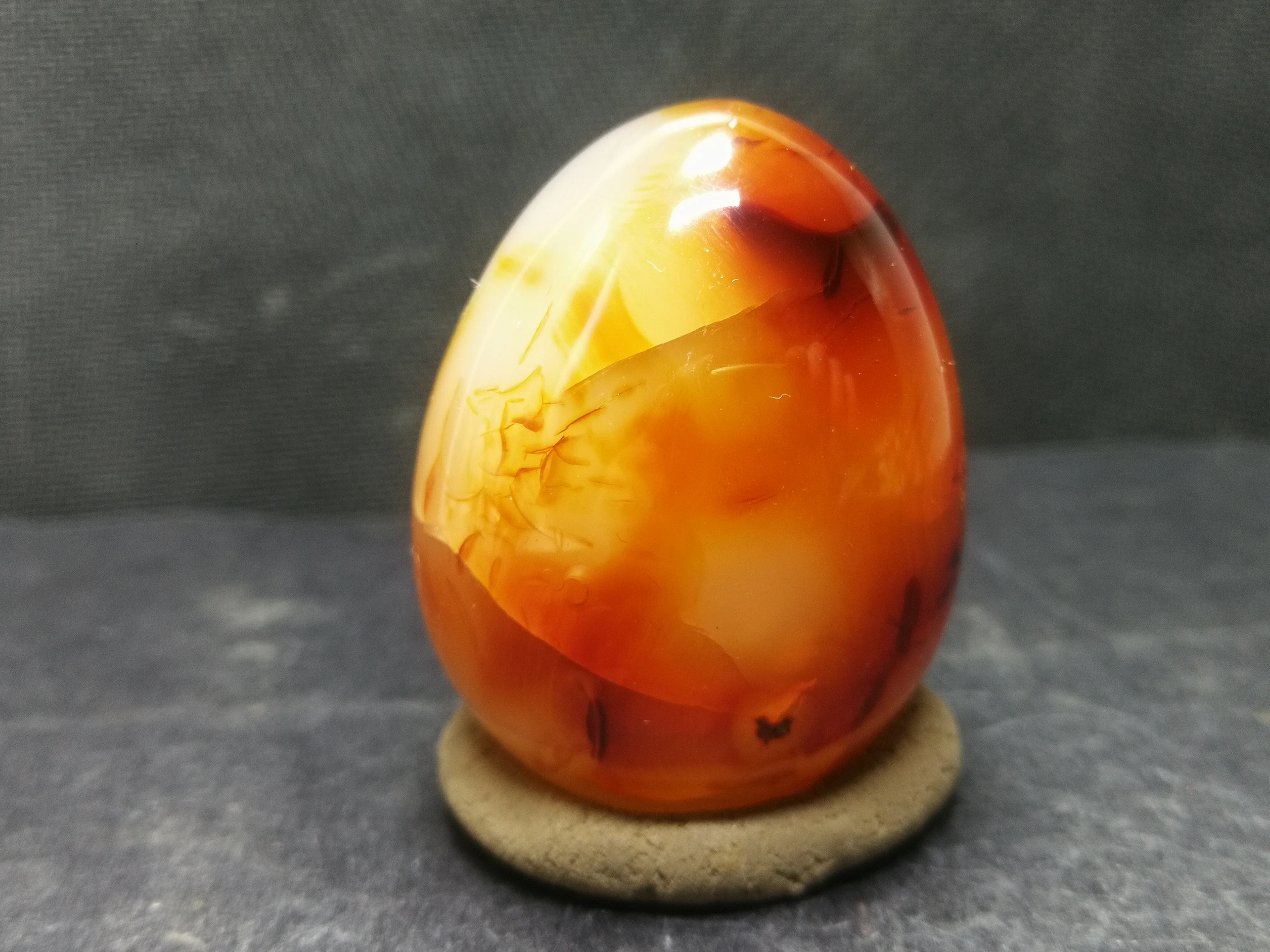 84 4 натуральный цвет красное агатовое яйцо полировка кварца кристалл лечебный