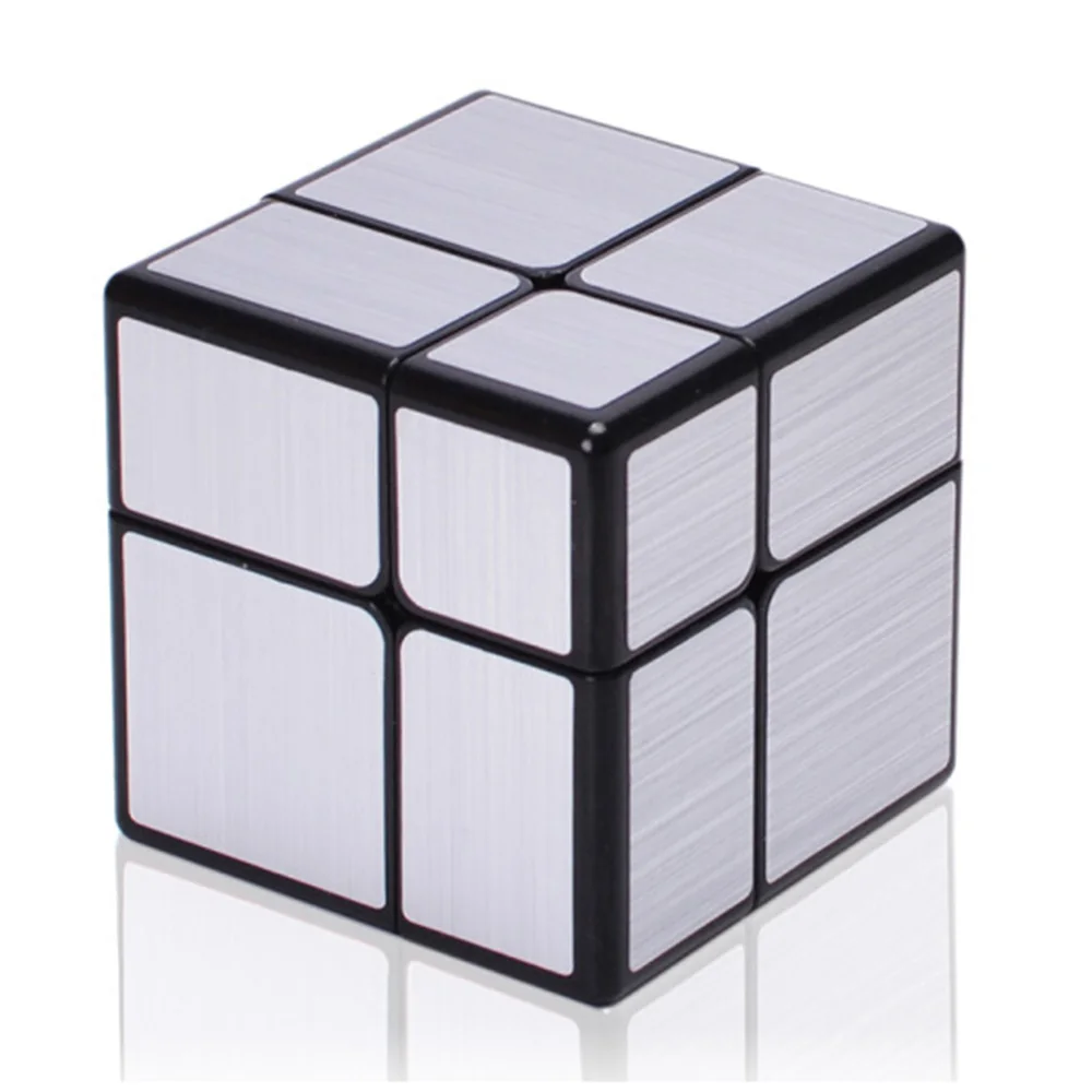 IQ-Cubes QiYi 2x2 зеркальный куб Высокая головоломка с быстрым кубом волшебное профессиональное обучение и образовательные кубики magicos детские игрушки