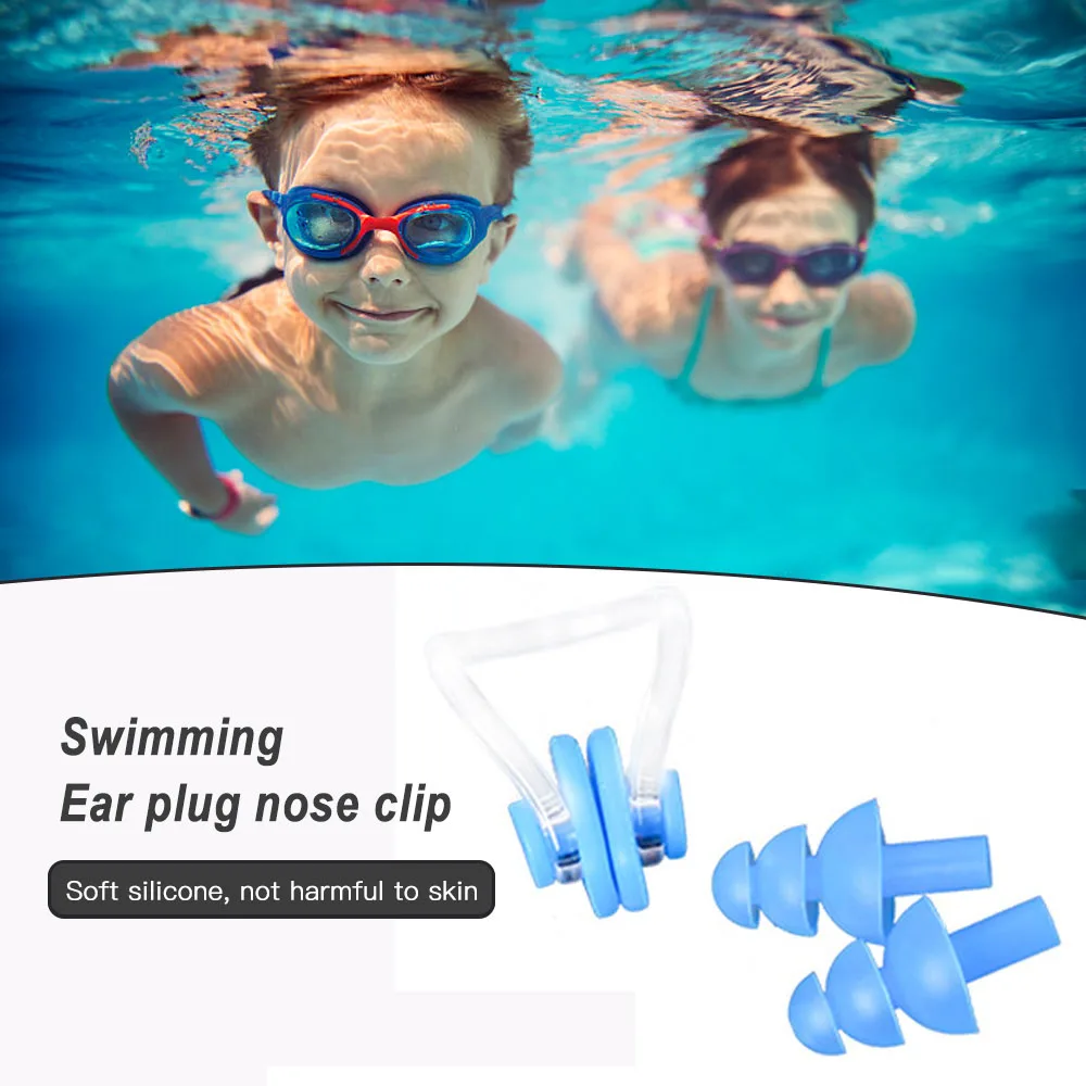 

Зажим для носа для плавания, многоразовая мягкая удобная пробка для серфинга в носу, для дайвинга, для взрослых и детей