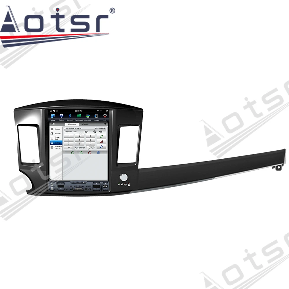 Автомагнитола на Android 9 с GPS-навигацией для Mitsubishi Lancer 2007-2017 мультимедийный плеер 2Din