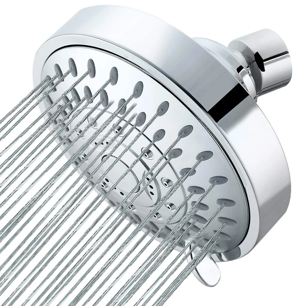 

High-pressure shower heads five settings of shower heads, with adjustable metal swivel ball joints provide excellent shower