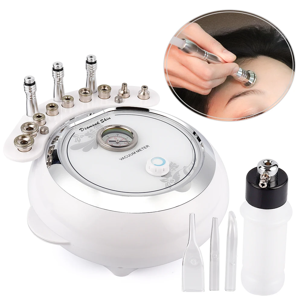 

Diamond Microdermabrasion Machine Water Spray Exfoliation Dermabrasion Removal Wrinkle Facial Peeling Vacuum Clean Device